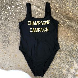 Cabana del Sol Champagne Campaign One Piece Size M